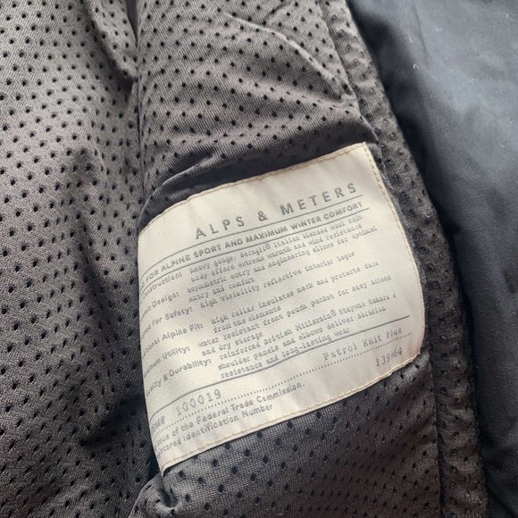 Alps and Meters Patrol Knit Plus Charcoal Grey M - Picture 5 of 9